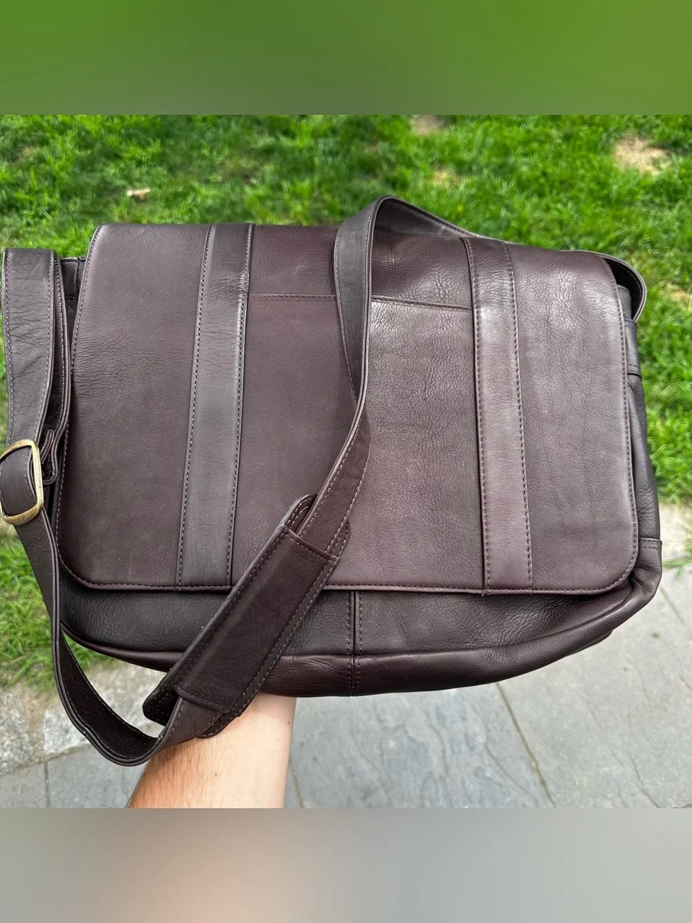 Links & Kings Full Grain Leather Golf Travel Bag Korea